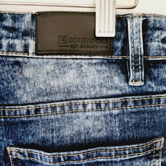 Southpole Mid Rise Strech Skinny Jeans Size 14 - Picture 5 of 7
